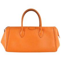 Sac à main Hermès Paris Sac à main en cuir orange