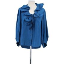 Blouses Céline Blouse en soie bleue
