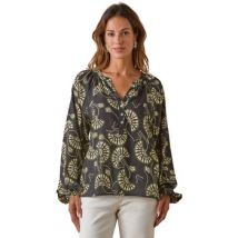 Blouses Daxon by - Blouse froncée encolure ronde