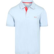 Polo Gant Contrast Piqué Polo Bleu Fresh