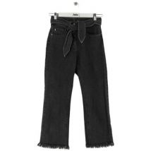 Jeans 3/4 & 7/8 Nanushka Jean bootcut en coton noir