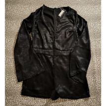 Combinaisons Boohoo Combishort Boohoo noir satiné