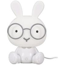 Lampes à poser Cmp Veilleuse Lapin tactile blanc et gris