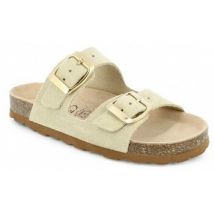 Claquettes enfant Bellamy CLAQUETTES CLAC VELOURS BEIGE