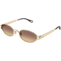 Lunettes de soleil Chloe CH0355S Lunettes de soleil, Or/Marron, 54 mm