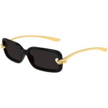 Lunettes de soleil Bottega Veneta BV1439S Lunettes de soleil, Noir/Gris, 56 mm