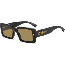 Lunettes de soleil Dsquared ICON 0029/S Lunettes de soleil, Noir/Marron, 55 mm