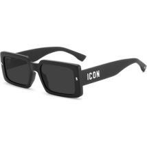 Lunettes de soleil Dsquared ICON 0029/S Lunettes de soleil, Noir/Gris, 55 mm