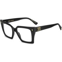 Lunettes de soleil Dsquared D2 0211 Cadres Optiques, Noir, 52 mm