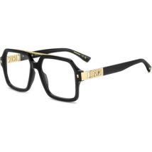 Lunettes de soleil Dsquared D2 0174 Cadres Optiques, Noir, 55 mm