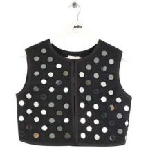 Gilets de costume Laurence Bras Veste en coton noire