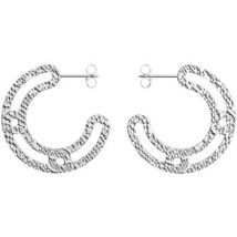 Boucles oreilles Les Georgettes Boucles d'oreilles Ecailles Argenté