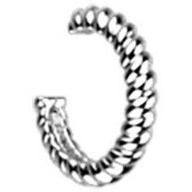 Boucles oreilles Les Georgettes Earcuff Les Cadettes Orion laiton argenté