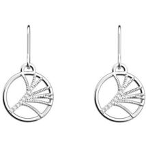 Boucles oreilles Les Georgettes Dormeuses collection Précieuse argentées 16 mm