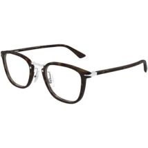 Lunettes de soleil Montblanc MB0440OA Cadres Optiques, Havana/Transparent, 50 mm