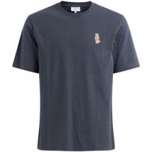 T-shirt Maison Kitsuné T-Shirt Maison Kitsuné jersey de coton bleu