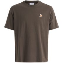 T-shirt Maison Kitsuné T-Shirt Maison Kitsuné jersey de coton marron