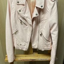 Veste L'olive Verte Veste perfecto imitation cuir