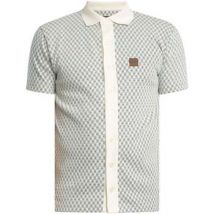 Polo Trojan Polo à jacquard diamant