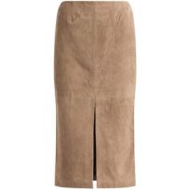 Jupes midi Rotate Jupe en daim marron