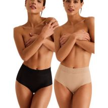 Slips Selmark Pack x2 culottes taille haute ESSENTIAL
