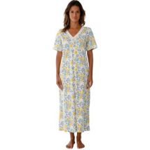 Chemises de nuit Daxon by - Chemise de nuit coton manches courtes