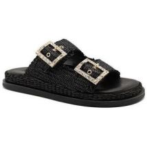 Claquettes Alibi GRETA META-CIABATTA IN RAFIA METAL