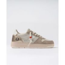Baskets basses D.A.T.E. W441-C2-VC-IV COURT 2.0 VINTAGE CALF-IVORY