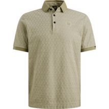 Polo Vanguard Knitted Polo Jacquard Print Vert