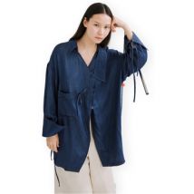 Surchemises Mirakaya Raw Shirt - Blue Denim