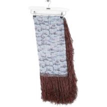 Echarpe Gil Santucci Carré bleu
