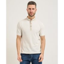 Polo Yes Zee T-shirt homme avec boutons et demi-col