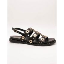 Sandales plates Carmela 163208-03 Piel Negro