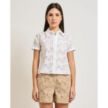 Chemise Denny Rose Chemise Femme en Broderie Anglaise