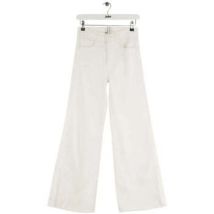 Jeans larges Mother Jean droit blanc
