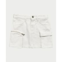 Jupes courtes Patrizia Pepe Short blanc fille avec grandes poches