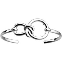 Bracelets Les Georgettes Jonc Ariane laiton argenté