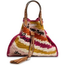 Sac à main Lancel Paris 1876 Sac Lancel Summer Mania S en coton rose