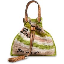 Sac à main Lancel Paris 1876 Borsa Lancel Summer Mania S in cotone verde