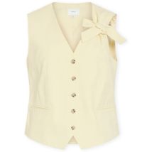 Blouses Vila Alara Vest - Pastel Yellow