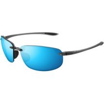 Lunettes de soleil Maui Jim MJ0407S Lunettes de soleil, Gris/Bleu, 64 mm