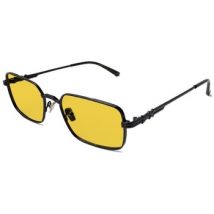 Lunettes de soleil Xlab Linosa Lunettes de soleil, Noir mat/Jaune, 55 mm