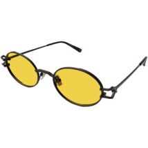 Lunettes de soleil Xlab S.Domino Lunettes de soleil, Noir mat/Jaune, 53 mm