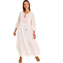 Robe Selmark Robe estivale longue manches trois-quart Boho Chic Mare