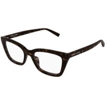 Lunettes de soleil Saint Laurent SL 911 Cadres Optiques, Havana/Transparent, 53 mm