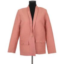 Veste Songe Lab Blazer en soie rose