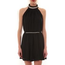 Robe Vera & Lucy Robe tour de cou col strass Noir 6W1078A