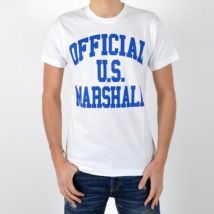 T-shirt U.S Marshall T-Shirt Us Marshall Official Bleu Bic