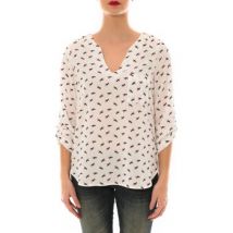 Blouses Davis Top Pepsi Blanc imprimée Femme