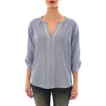 Blouses Davis Top LIP rayée bleu